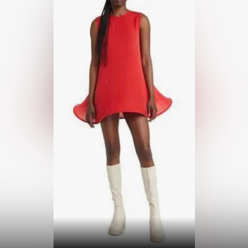 Head of State O Shun Sculptural Hem Minidress